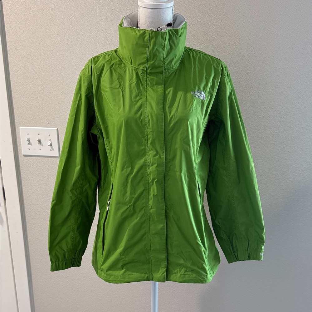 The North Face Vibrant Green windbreaker
